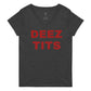 Deez Tits v-neck t-shirt