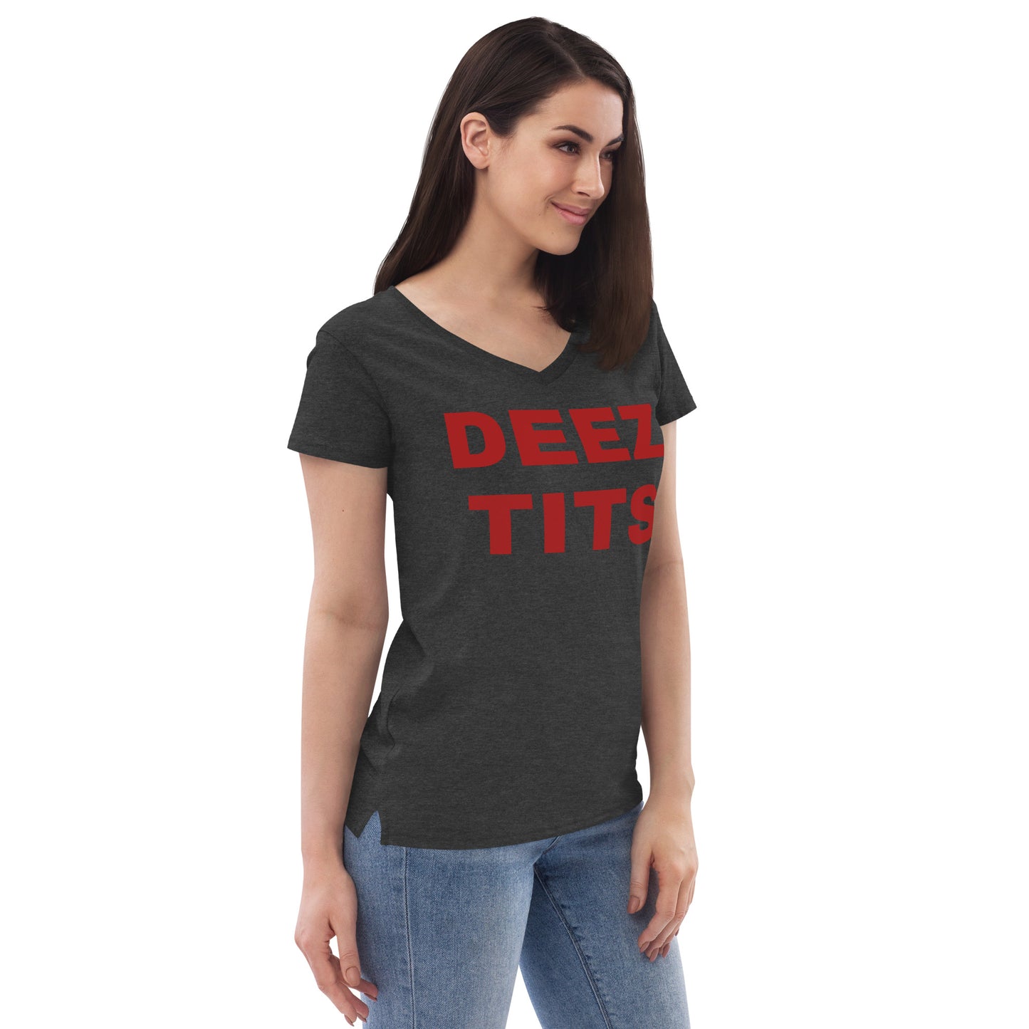 Deez Tits v-neck t-shirt