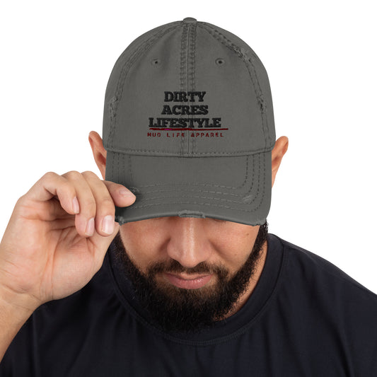 Distressed Dirty Acres Lifestyle Hat